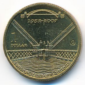 Австралия, 1 доллар (2007 г.)