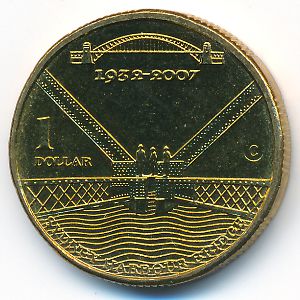 Австралия, 1 доллар (2007 г.)