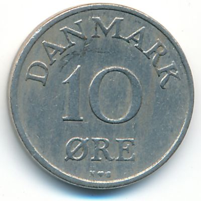 Дания, 10 эре (1952 г.)