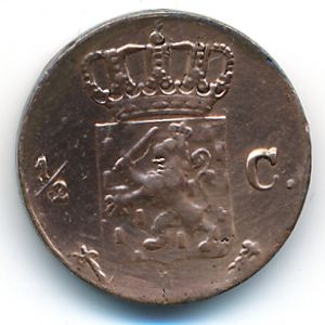 Нидерланды, 1/2 цента (1876 г.)