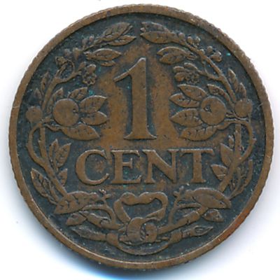 Нидерланды, 1 цент (1928 г.)