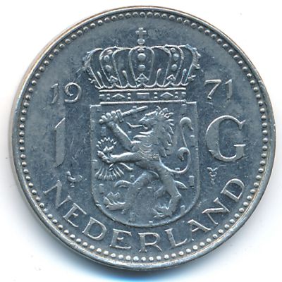 Нидерланды, 1 гульден (1971 г.)