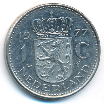 Netherlands, 1 gulden, 1977