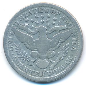 USA, Quarter dollar, 1909