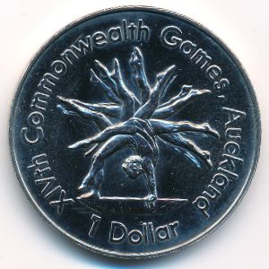 Новая Зеландия, 1 доллар (1989 г.)