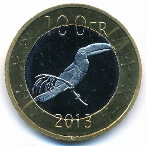 Katanga., 100 francs, 2013
