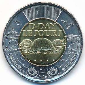 Канада, 2 доллара (2019 г.)