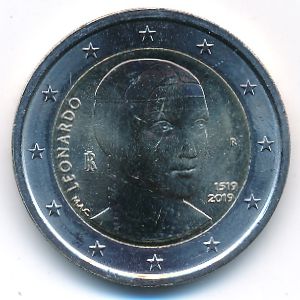 Italy, 2 euro, 2019