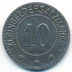 Шварценбах., 10 пфеннигов (1917 г.)