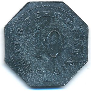 Тёльц., 10 пфеннигов (1917 г.)