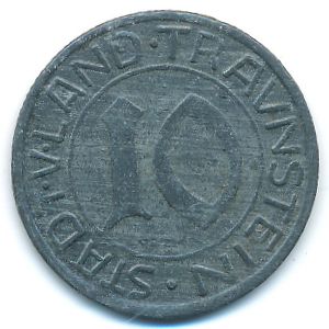 Траунштайн., 10 пфеннигов (1918 г.)