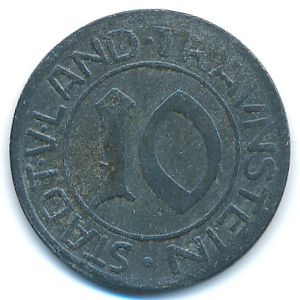 Траунштайн., 10 пфеннигов (1918 г.)