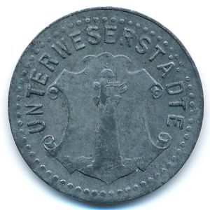 Унтервассер., 10 пфеннигов (1919 г.)