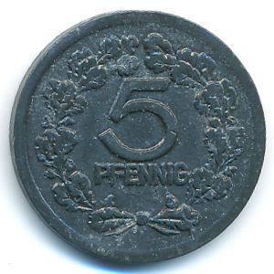 Фовинкель., 5 пфеннигов (1918 г.)