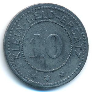 Ванген., 10 пфеннигов (1918 г.)