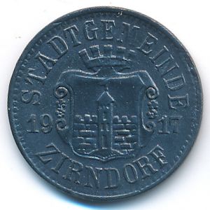 Цирндорф., 10 пфеннигов (1917 г.)