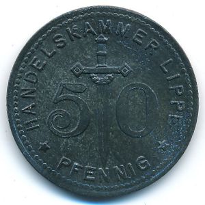Липпе., 50 пфеннигов (1917 г.)