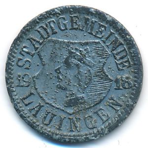 Лауинген., 10 пфеннигов (1918 г.)