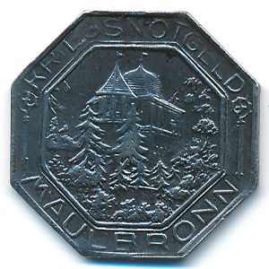 Маульбронн., 10 пфеннигов (1918 г.)