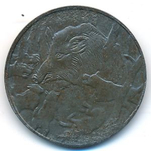 Oldenburg, 1/2 марки, 1917