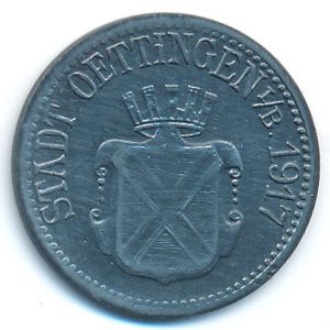 Эттинген., 10 пфеннигов (1917 г.)