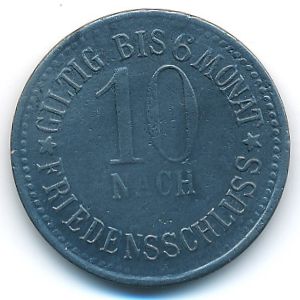 Пегниц., 10 пфеннигов (1917 г.)
