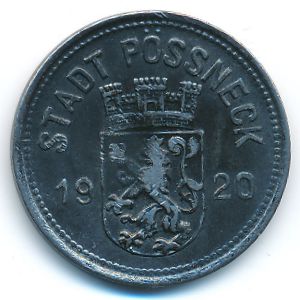 Пёснек., 10 пфеннигов (1920 г.)