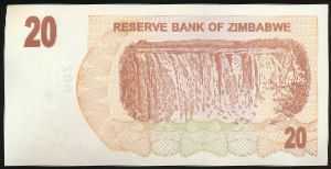 Зимбабве, 20 долларов (2006 г.)
