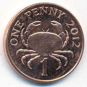 Гернси, 1 пенни (2012 г.)