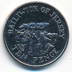 Jersey, 10 pence, 2012–2016