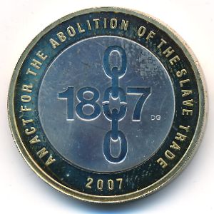 Великобритания, 2 фунта (2007 г.)