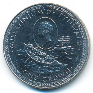 Остров Мэн, 1 крона (1979 г.)