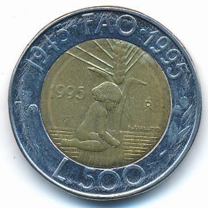 Сан-Марино, 500 лир (1995 г.)