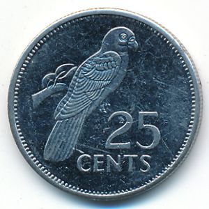 Сейшелы, 25 центов (1993 г.)