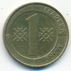 Финляндия, 1 марка (1997 г.)