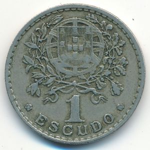 Португалия, 1 эскудо (1945 г.)