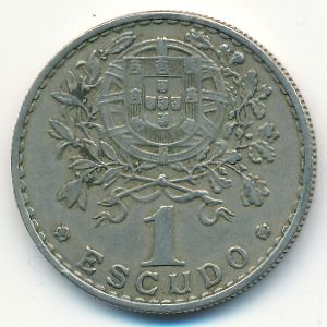 Португалия, 1 эскудо (1964 г.)