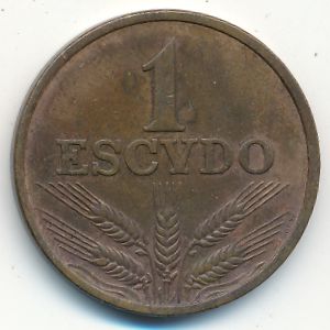 Португалия, 1 эскудо (1969 г.)