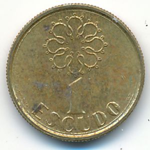 Portugal, 1 escudo, 1991