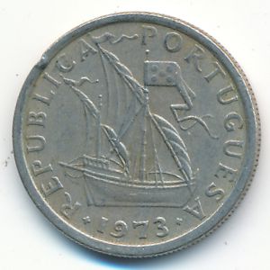 Португалия, 2,5 эскудо (1973 г.)