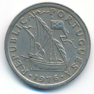 Португалия, 2,5 эскудо (1976 г.)