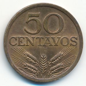 Portugal, 50 centavos, 1976