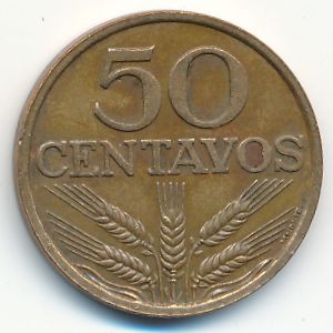 Portugal, 50 centavos, 1979