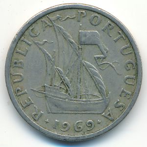 Португалия, 5 эскудо (1969 г.)