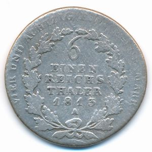 Пруссия, 1/6 талера (1813 г.)