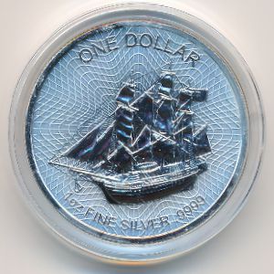 Острова Кука, 1 доллар (2017 г.)