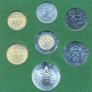 Ватикан, Набор монет (1987 г.)