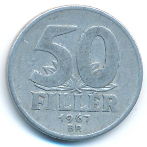 Венгрия, 50 филлеров (1967 г.)