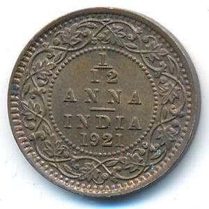 British West Indies, 1/12 anna, 1921