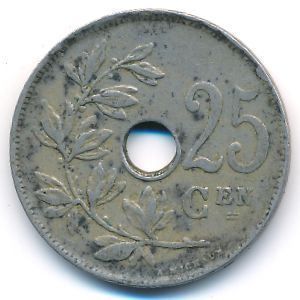 Бельгия, 25 сентим (1922 г.)